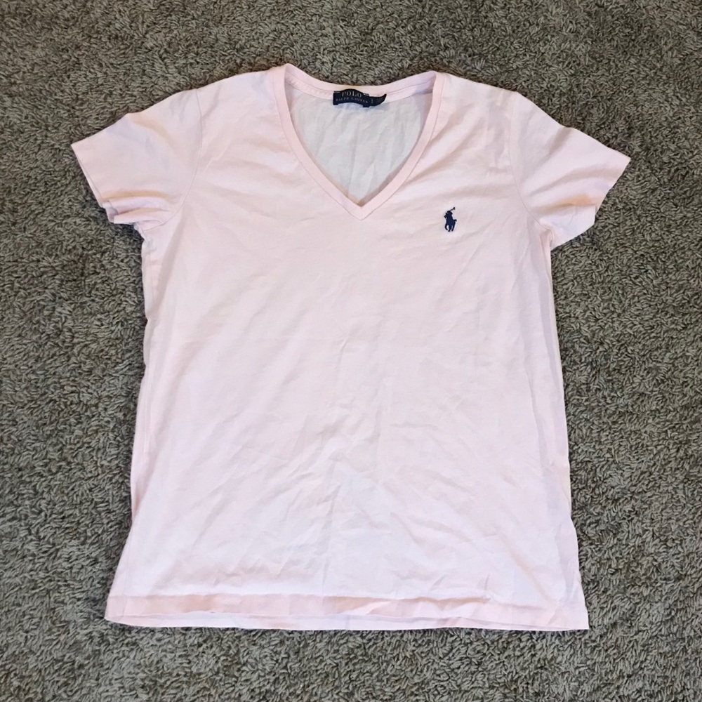 Polo by Ralph Lauren| V-Neck SS| Pink Women’s LRG